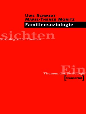 cover image of Familiensoziologie